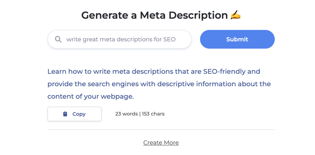 growthbar AI meta description image